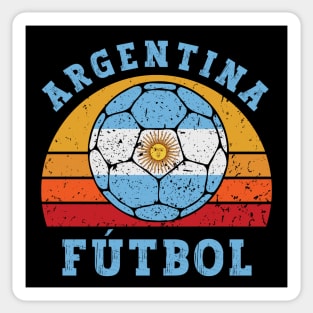 Argentina Football Retro Sticker